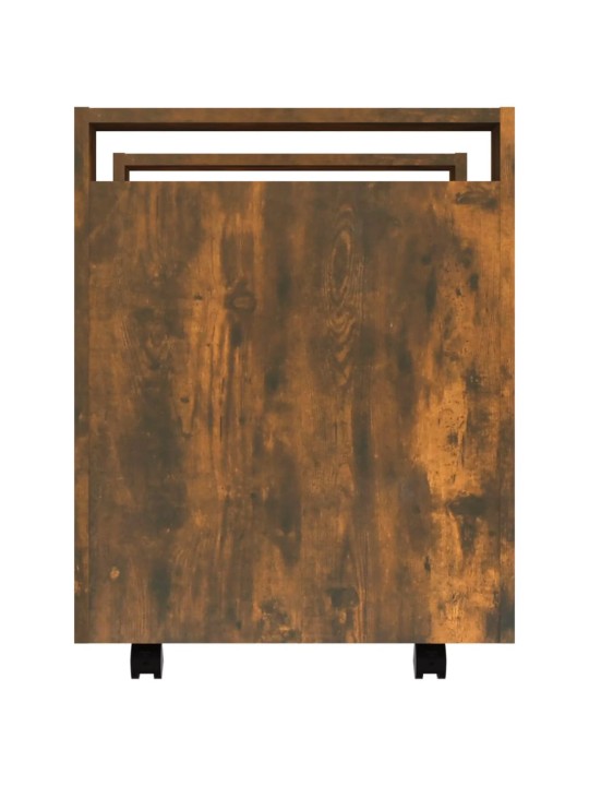 Kancelářský kontejner kouřový dub 60x45x60 cm kompozitní dřevo