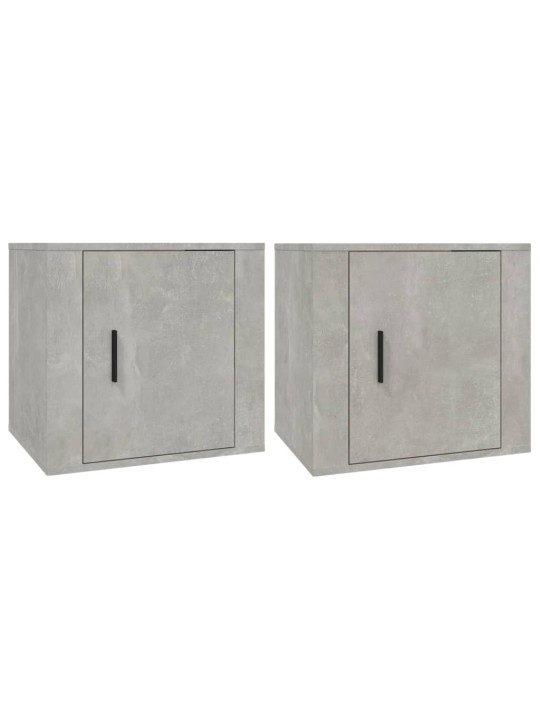 Noční stolky 2 ks betonově šedé 50x39x47 cm