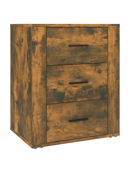 Noční stolek kouřový dub 50x36x60 cm kompozitní dřevo