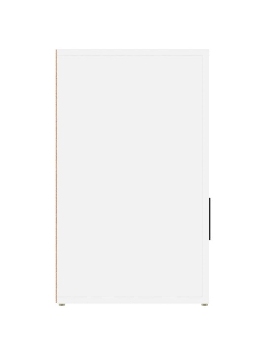 Noční stolek bílý 50x36x60 cm kompozitní dřevo