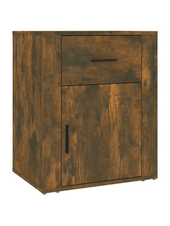 Noční stolek kouřový dub 50x36x60 cm kompozitní dřevo