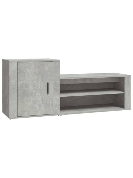 Botník betonově šedý 130x35x54 cm kompozitní dřevo