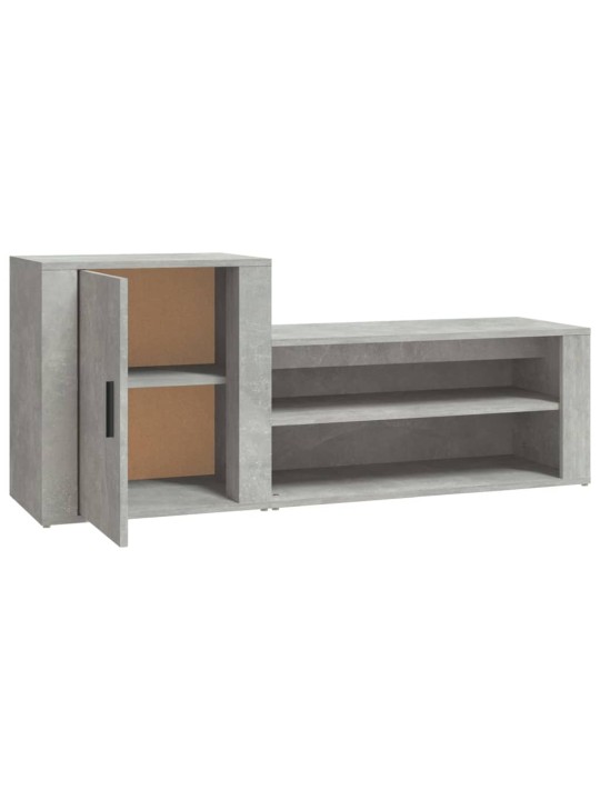 Botník betonově šedý 130x35x54 cm kompozitní dřevo