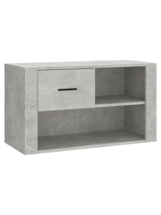 Botník betonově šedý 80 x 35 x 45 cm kompozitní dřevo