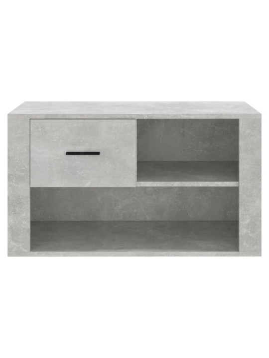 Botník betonově šedý 80 x 35 x 45 cm kompozitní dřevo