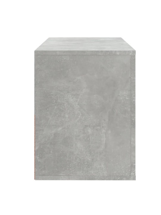 Botník betonově šedý 80 x 35 x 45 cm kompozitní dřevo