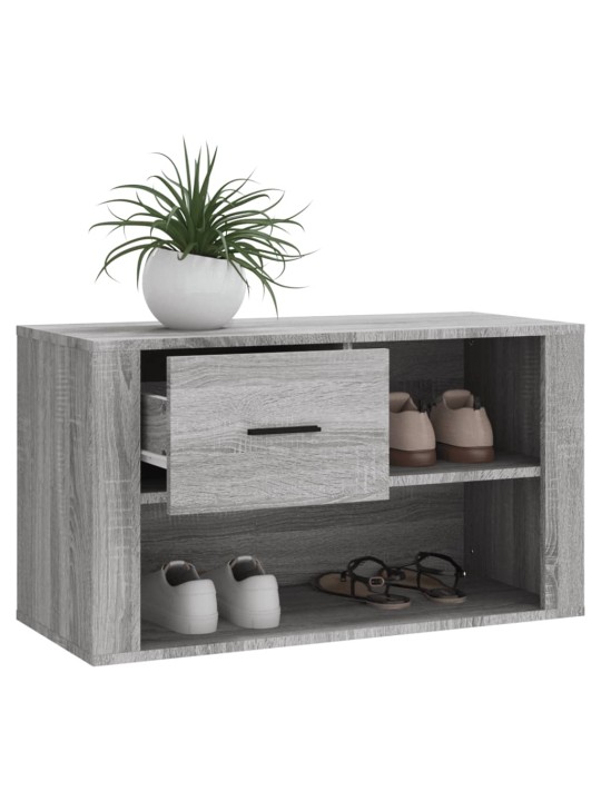 Botník šedý sonoma 80x35x45 cm kompozitní dřevo