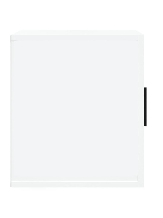 TV skříňka lesklá bílá 100x35x40 cm kompozitní dřevo