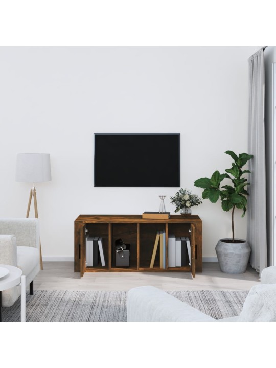 TV skříňka kouřový dub 100 x 35 x 40 cm kompozitní dřevo