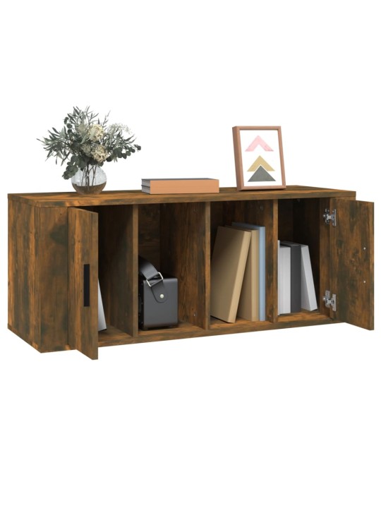 TV skříňka kouřový dub 100 x 35 x 40 cm kompozitní dřevo