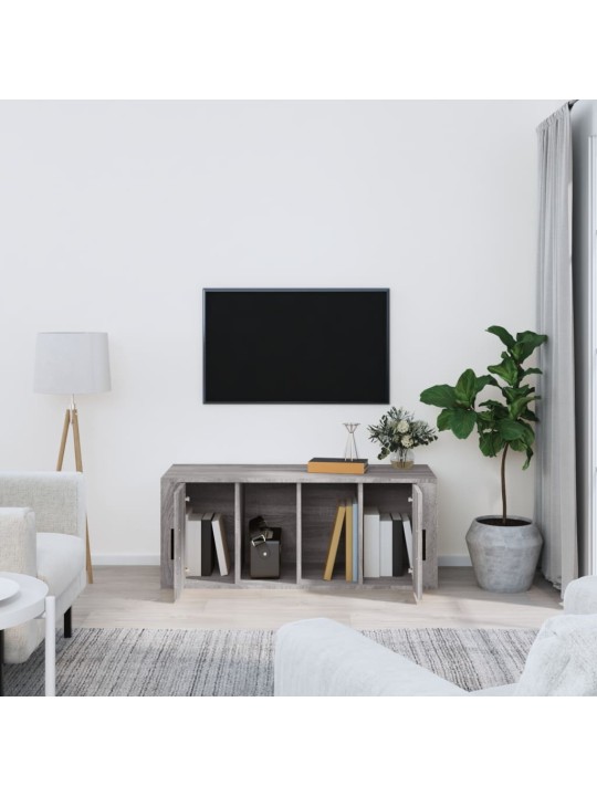 TV skříňka šedá sonoma 100 x 35 x 40 cm kompozitní dřevo