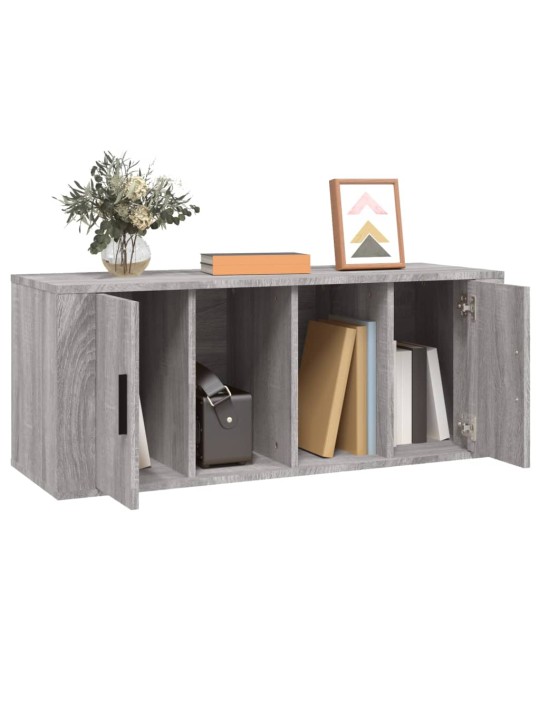 TV skříňka šedá sonoma 100 x 35 x 40 cm kompozitní dřevo