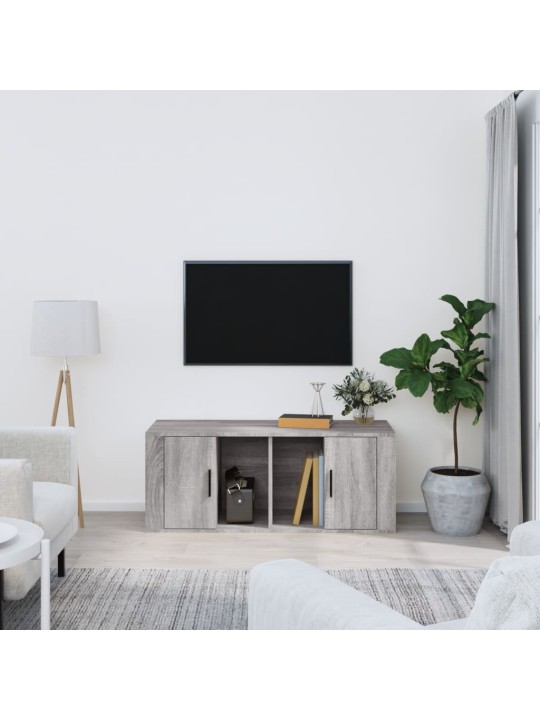 TV skříňka šedá sonoma 100 x 35 x 40 cm kompozitní dřevo