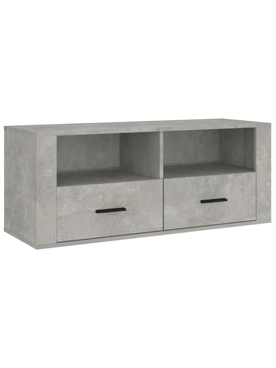TV skříňka betonově šedá 100x35x40 cm kompozitní dřevo