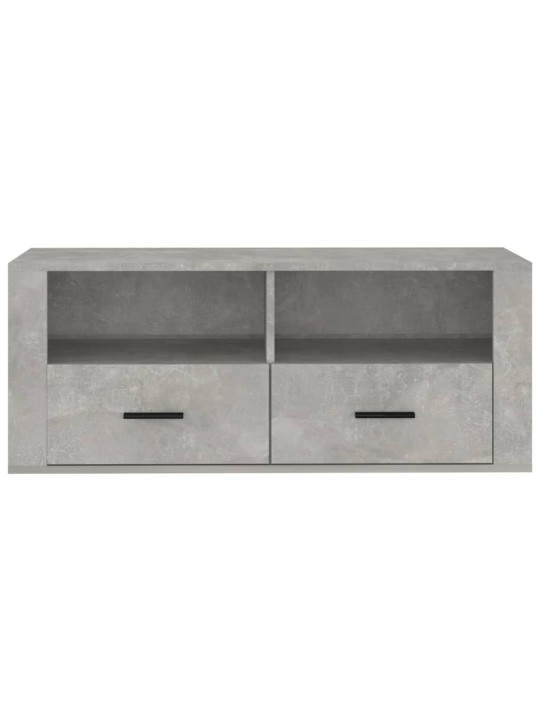 TV skříňka betonově šedá 100x35x40 cm kompozitní dřevo