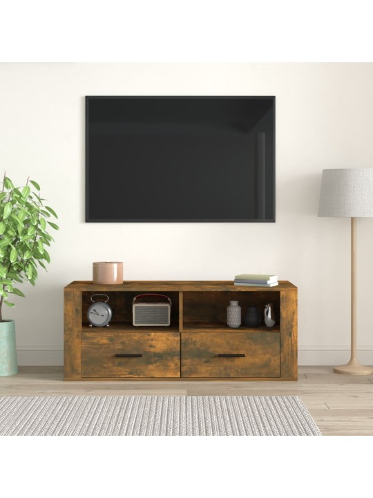 TV skříňka kouřový dub 100 x 35 x 40 cm kompozitní dřevo