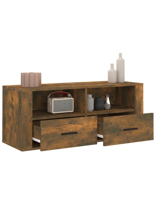 TV skříňka kouřový dub 100 x 35 x 40 cm kompozitní dřevo