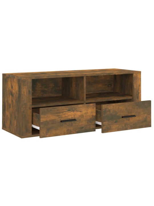 TV skříňka kouřový dub 100 x 35 x 40 cm kompozitní dřevo