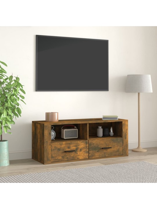 TV skříňka kouřový dub 100 x 35 x 40 cm kompozitní dřevo