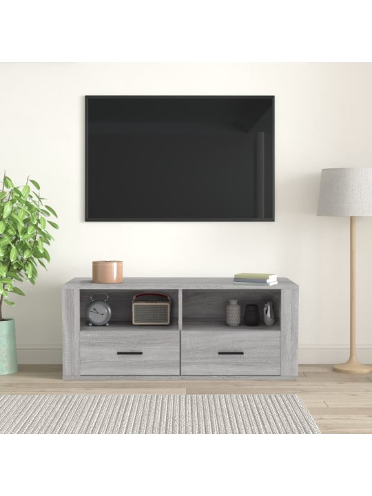 TV skříňka šedá sonoma 100 x 35 x 40 cm kompozitní dřevo