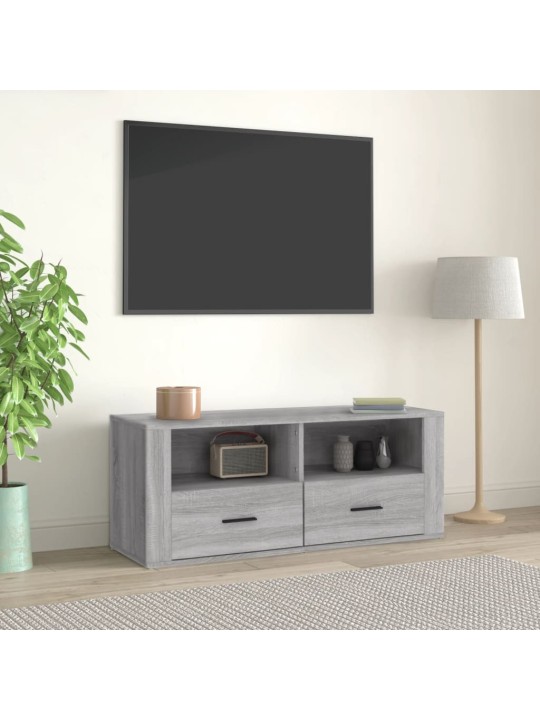 TV skříňka šedá sonoma 100 x 35 x 40 cm kompozitní dřevo