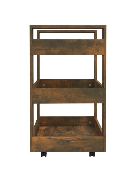 Kuchyňský vozík kouřový dub 60 x 45 x 80 cm kompozitní dřevo