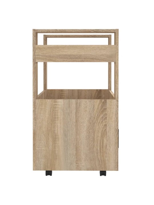 Kuchyňský vozík dub sonoma 60 x 45 x 80 cm kompozitní dřevo