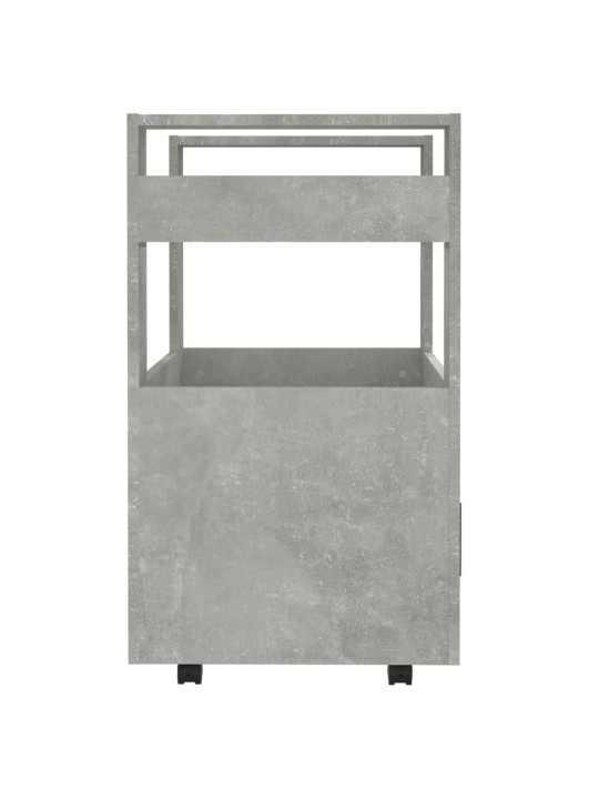 Kuchyňský vozík betonově šedá 60 x 45 x 80 cm kompozitní dřevo