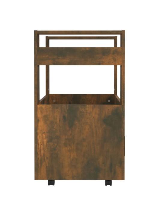 Kuchyňský vozík kouřový dub 60 x 45 x 80 cm kompozitní dřevo