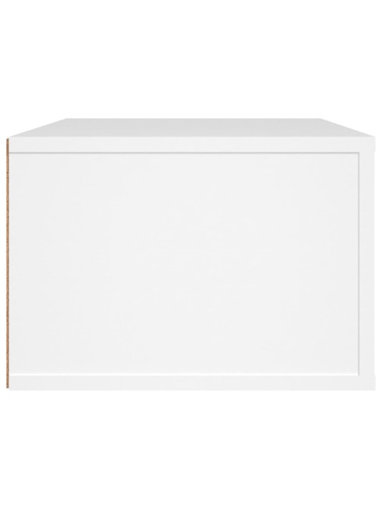 Závěsná TV skříňka bílá 80 x 36 x 25 cm kompozitní dřevo