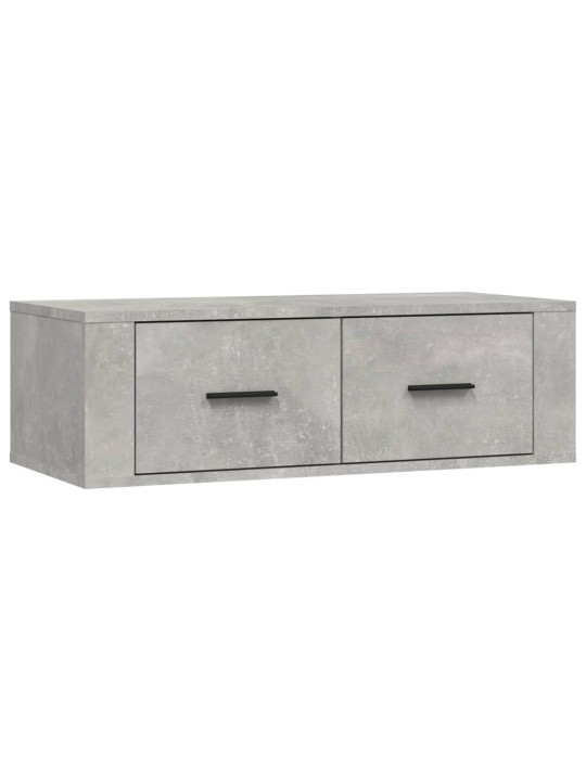 Závěsná TV skříňka betonově šedá 80x36x25 cm kompozitní dřevo