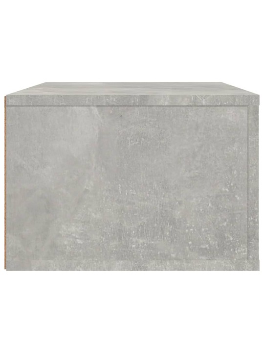 Závěsná TV skříňka betonově šedá 80x36x25 cm kompozitní dřevo