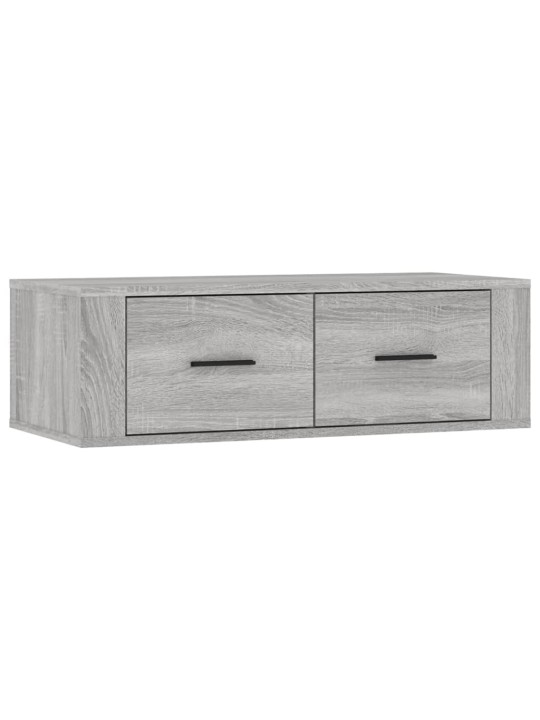 Závěsná TV skříňka šedá sonoma 80x36x25 cm kompozitní dřevo