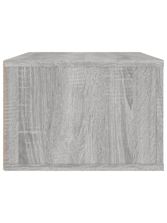 Závěsná TV skříňka šedá sonoma 80x36x25 cm kompozitní dřevo
