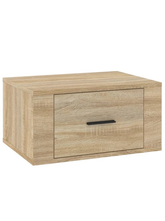 Nástěnné noční stolky 2 ks dub sonoma 50x36x25 cm