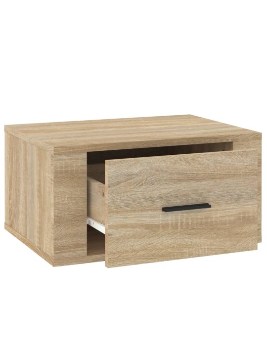 Nástěnné noční stolky 2 ks dub sonoma 50x36x25 cm