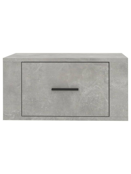 Nástěnné noční stolky 2 ks betonově šedé 50x36x25 cm