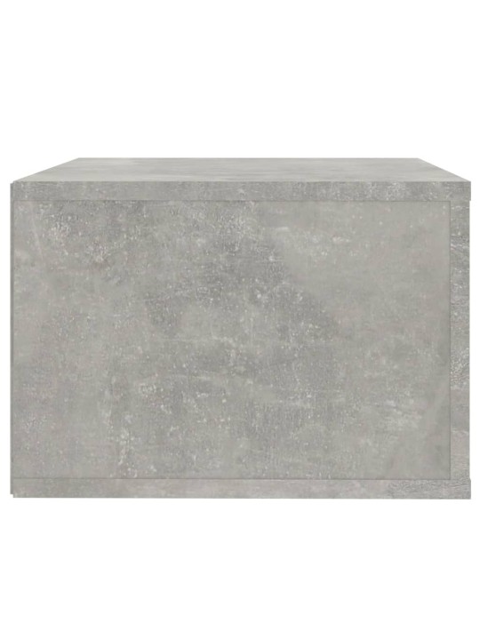Nástěnné noční stolky 2 ks betonově šedé 50x36x25 cm
