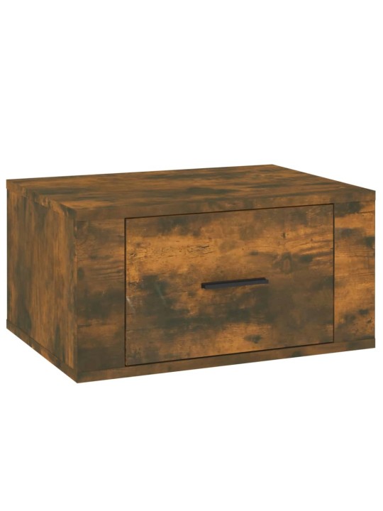 Nástěnné noční stolky 2 ks kouřový dub 50x36x25 cm