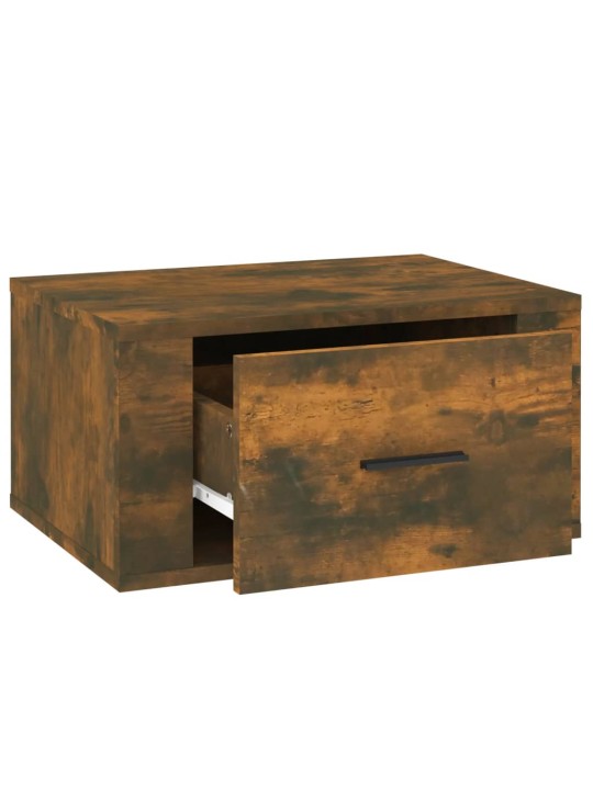 Nástěnné noční stolky 2 ks kouřový dub 50x36x25 cm