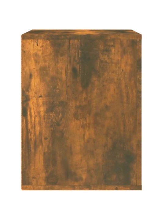 Nástěnný noční stolek kouřový dub 50x36x47 cm