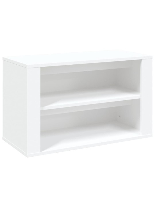 Botník bílý 75 x 35 x 45 cm kompozitní dřevo