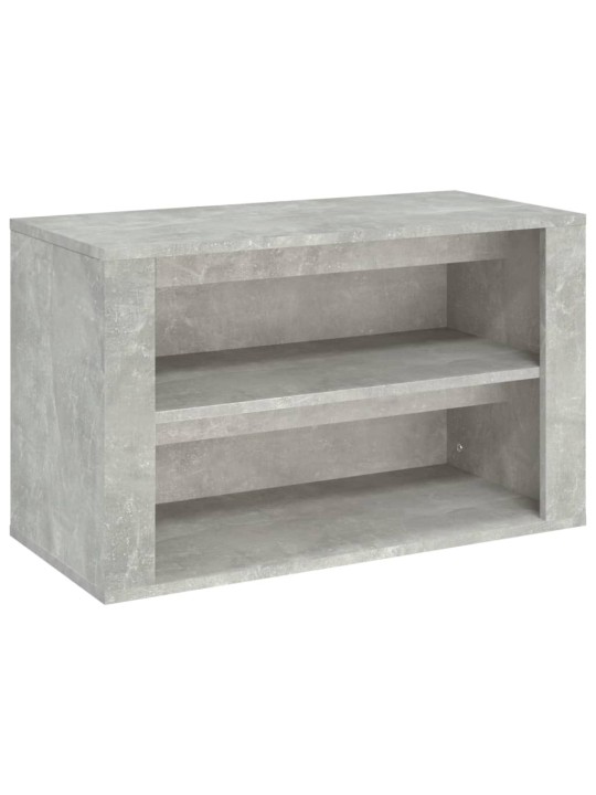 Botník betonově šedý 75 x 35 x 45 cm kompozitní dřevo