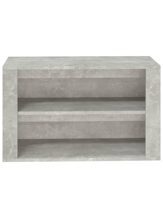 Botník betonově šedý 75 x 35 x 45 cm kompozitní dřevo