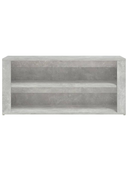 Botník betonově šedý 100 x 35 x 45 cm kompozitní dřevo