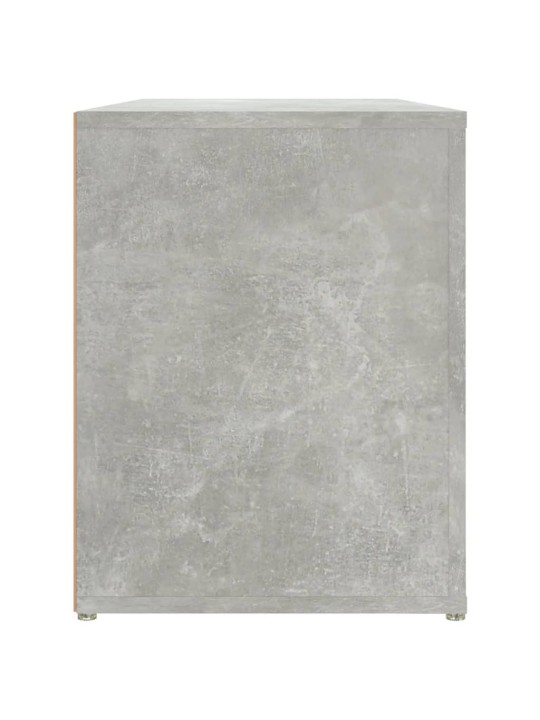 Botník betonově šedý 100 x 35 x 45 cm kompozitní dřevo