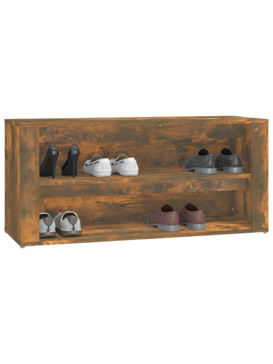 Botník kouřový dub 100 x 35 x 45 cm kompozitní dřevo
