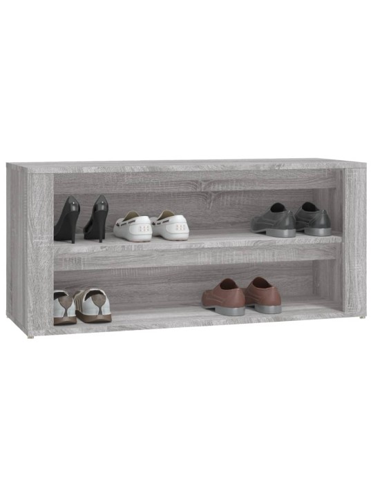 Botník šedý sonoma 100 x 35 x 45 cm kompozitní dřevo