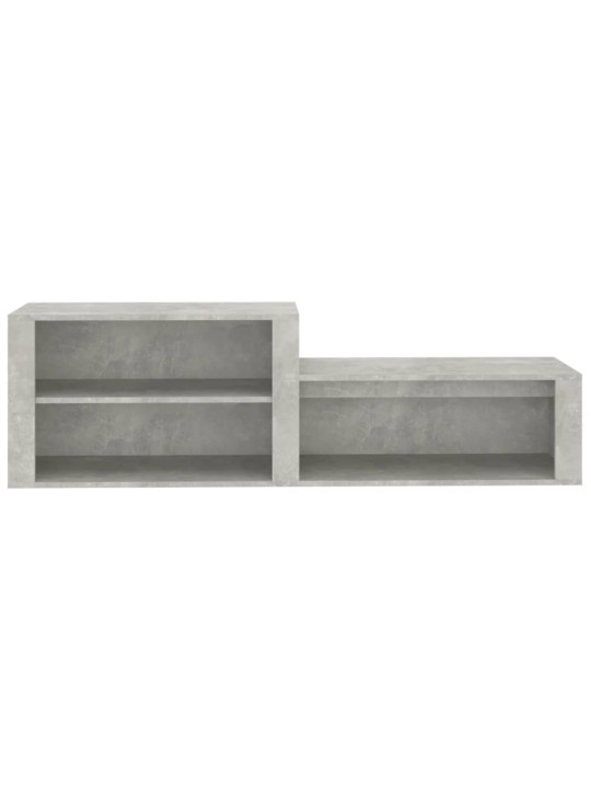 Botník betonově šedý 150 x 35 x 45 cm kompozitní dřevo
