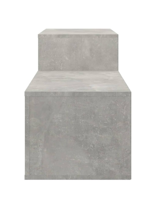 Botník betonově šedý 150 x 35 x 45 cm kompozitní dřevo